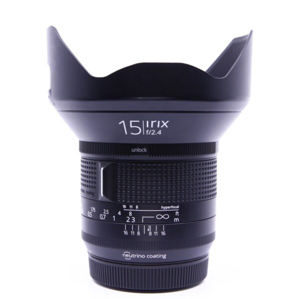 OCCASION IRIX 15 mm f/2.4 POUR CANON + BOITE
