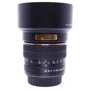 OCCASION SAMYANG MF 85 mm f/1,4 AS IF POUR CANON