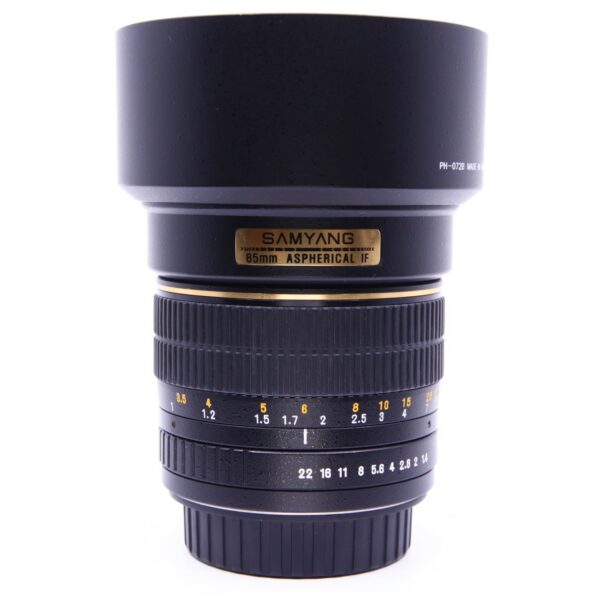 OCCASION SAMYANG MF 85 mm f/1,4 AS IF POUR CANON
