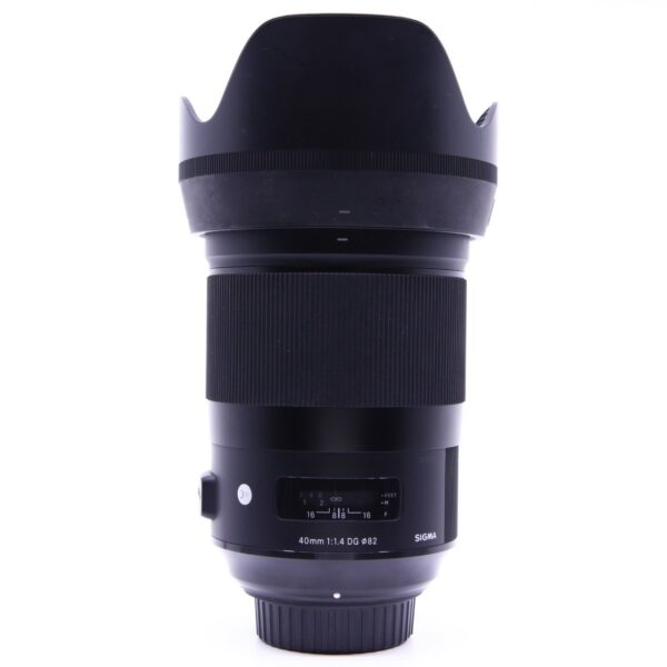 OCCASION SIGMA 40 mm f/1,4 DG HSM Art POUR NIKON + BOITE