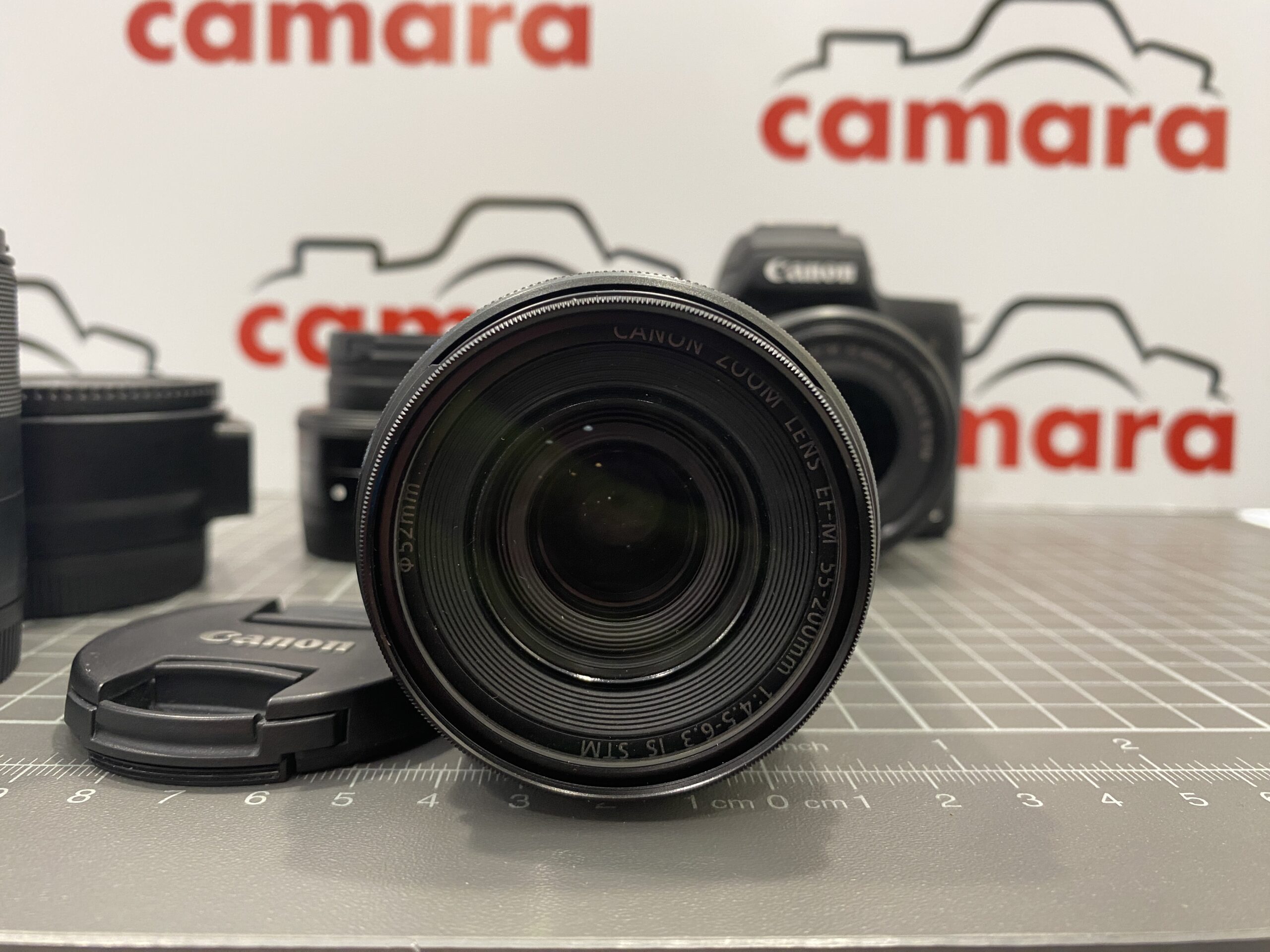 CANON M50 + 15-45 f/3.5-5.6 + 32mm F/1.4 + 22mm F/2 + 55-200 F/4.5-6.3 + Bague d'adaptation EF – Image 4